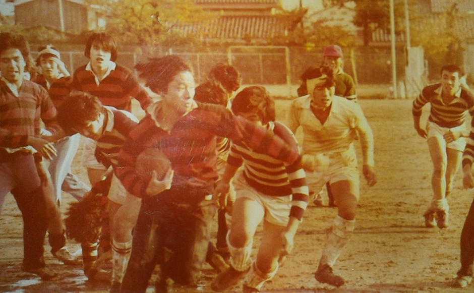 ラグビー部３年追い出しラグビーの写真１